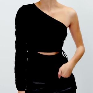 MOVING SALE! MAKE YOUR BEST OFFER!! 
ASYMMETRIC CUT OUT TOP